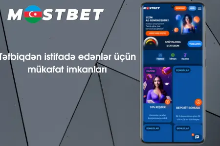 Mostbet tətbiq istifadəçiləri üçün mövcud bonuslar
